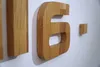 FLEXISTYLE 3D Wanduhren DIY Holz Eiche Lamellen große Produktbild-Vorschau 6