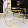 Mauro Ferretti Beistelltisch Ring Ø 60x45 cm schwarz gold Produktbild-Vorschau 10