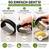 Edelstahl Knoblauchpresse mit ergonomischem Griff – leicht Produktbild-Vorschau 6