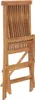 vidaXL Chaises de jardin pliantes 2 pcs. Bois massif teck Voir les images du produit 5