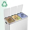 Mülltrennsystem SORT 54 l (3x18 l) + Müllbeutel, weiß Produktbild-Vorschau 5