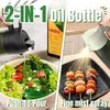 2 Stück 2 in 1 Ölsprüher für Speiseöl, Olivenöl Flasche mit Produktbild-Vorschau 5