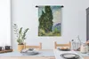 MuchoWow® Wandteppich Wandbehang Landschaft mit Zypressen - Produktbild-Vorschau 3