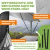 KESSER® Alu Ampelschirm Sonnenschirm + Abdeckung Ø300 cm / Produktbild-Vorschau 7