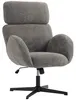 Sedia da scrivania HOMCOM con rivestimento effetto velluto Anteprima dell’immagine prodotto 1