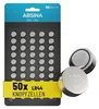 ABSINA 50x AG13 LR44 ogniwo guzikowe 1.5V - Alkaliczne Podgląd zdjęcia produktu 1