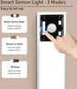 20 cm osvetlenie skrinky Led s detektorom pohybu 4 kusy Náhľad obrázku produktu 7