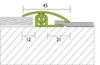 PROLINE Eiche 55mm Bodenprofil, PROVARIOclip Universal Produktbild-Vorschau 1