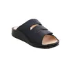 A single navy blue sandal is shown against a white background. Produktbild-Vorschau