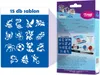Kreatives Glitzer-Tattoo-Set für Jungen mit 15 Schablonen Produktbild-Vorschau 7