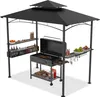 LZQ Grillpavillon mit Doppeldach, Seitenregalen, Produktbild-Vorschau 1