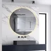 AICA Rund Badspiegel 100cm LED Wandspiegel mit Produktbild-Vorschau 2