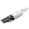 A white and gray handheld vacuum cleaner is shown against a white background. Produktbild-Vorschau