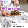EllaTex 10er Pack Geschirrtücher Geschirrhandtücher 50x70 Produktbild-Vorschau 2
