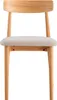 home24 Esszimmerstuhl - 2er-Set - Eiche Massiv / Webstoff Produktbild-Vorschau 5