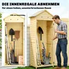 Szafka ogrodowa Outsunny z drewna – bardzo wysoka szafka na Podgląd zdjęcia produktu 4