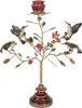 Candeliere Clayre & Eef 27x17x38 cm Plastica color oro Anteprima dell’immagine prodotto 2