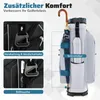 Golfový vak COSTWAY, ľahký vak na golfový vozík s krytom Náhľad obrázku produktu 9