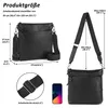 Damen Umhängetasche, Mittelgroß Handtasche Damen mit Produktbild-Vorschau 6