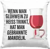 Trendation - Glühwein Deko-Kissen mit Füllung 40x40 Lustig Produktbild-Vorschau 1