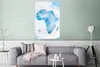 MuchoWow® Poster Karten - Afrika - Aquarell 80x120 cm - Produktbild-Vorschau 5