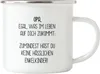 Emaille Tasse Opa Wenigstens Keine Hässlichen Enkelkinder Produktbild-Vorschau 1