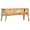 vidaXL Aufbewahrungstruhe 99 x 35 x 48 cm Massivholz Mango Produktbild-Vorschau 3
