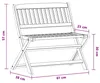 Möbel Kinderbank Braun 61 x 38 x 57 cm Massives Eukalyptus Produktbild-Vorschau 8
