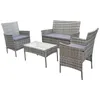 SVITA BROOKLYN Gartenlounge 4-tlg. Gartenmöbel Set Produktbild-Vorschau 5