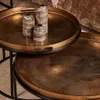 Couchtisch-Set Puck, 2-teilig, Goldfarben/Schwarz, Großer Produktbild-Vorschau 2