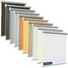 A collection of roller blinds in various colors, arranged diagonally. Produktbild-Vorschau