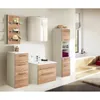 Badezimmer LED-Panel LAGOS-02 mit 3 Glasablagen Eiche hell Produktbild-Vorschau 3