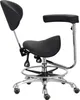 Tabouret cosmétique de coiffeur selle avec dossier et Voir les images du produit 5