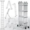 Ikodm 7in1 Mehrzweckleiter 4x4 Stufen aus Aluminium, ca. Produktbild-Vorschau 14