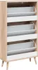 Finori Schuhschrank Bali 49A Sonoma-Eiche und Raffia-Druck Produktbild-Vorschau 6