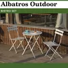 Albatros bistro set 3-dílný bílý - bistro stůl se 2 židlemi Náhled obrázku produktu 2