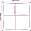 Żagiel przeciwsłoneczny, 160 g/m², beżowy, 6x6 m, HDPE Podgląd zdjęcia produktu 10