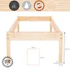 Springos® Seniorenbett Bettrahmen 55 cm hoch Liegefläche 90 Produktbild-Vorschau 5