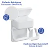 Maximex Toilettenpapierhalter 2 in 1, mit Ablage für Produktbild-Vorschau 5