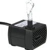 A black submersible water pump with water spraying from the top, set against a white background. Podgląd zdjęcia produktu