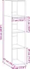 The Living Store Highboard Weiß 30x41x124 cm Holzwerkstoff Produktbild-Vorschau 7
