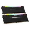 Two black RAM modules with RGB lighting on a white background. Voir les images du produit