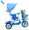 bicicletta per bambini a 3 ruote Blue Elephant + suoni + Anteprima dell’immagine prodotto 2
