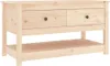 Tavolino 102x49x55 cm in legno di pino massiccio Anteprima dell’immagine prodotto 1