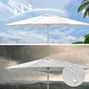 Sonnenschirm 3,5m rund weiß Garten Balkon knickbar mit Produktbild-Vorschau 9