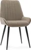 A single upholstered chair with dark legs against a white background. Produktbild-Vorschau