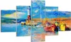 Bild auf Leinwand - Leinwandbild - Leuchtturm Meer - Produktbild-Vorschau 1