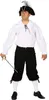 O7082-46-48 schwarz Herren Kniebundhose Mittelalter-Pirat Produktbild-Vorschau 2
