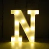 Lettre lumineuse LED 3D, 22 cm lettre N Voir les images du produit 1