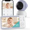 Monitory niemowląt 5-calowy z kamerą 2K, wideo, obracana Podgląd zdjęcia produktu 1